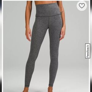 Lululemon Align Super High Rise Graphite Grey Size 4